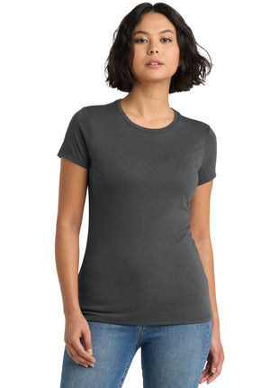 District ® Women's Perfect Tri® Tee. DM130L - Charcoal | District