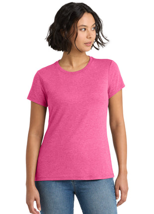District ® Women's Perfect Tri® Tee. DM130L - Fuchsia Frost | District