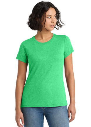 District ® Women's Perfect Tri® Tee. DM130L - Green Frost | District