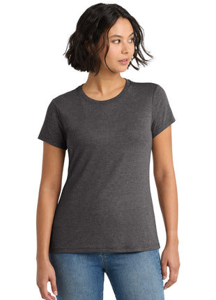 District ® Women's Perfect Tri® Tee. DM130L - Heathered Charcoal | District