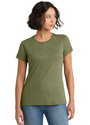 District ® Women's Perfect Tri® Tee. DM130L - Military Green Frost | District