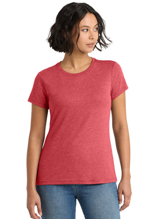District ® Women's Perfect Tri® Tee. DM130L - Red Frost | District