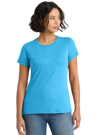 District ® Women's Perfect Tri® Tee. DM130L - Turquoise Frost | District