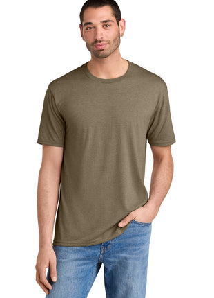 District ® Perfect Tri®Tee. DM130 - Coyote Brown Heather | District