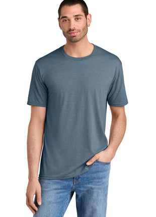 District ® Perfect Tri®Tee. DM130 - Flint Blue Heather | District