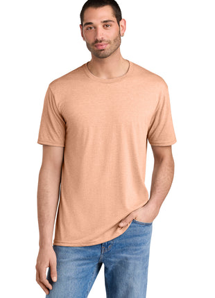 District ® Perfect Tri®Tee. DM130 - Heathered Dusty Peach | District