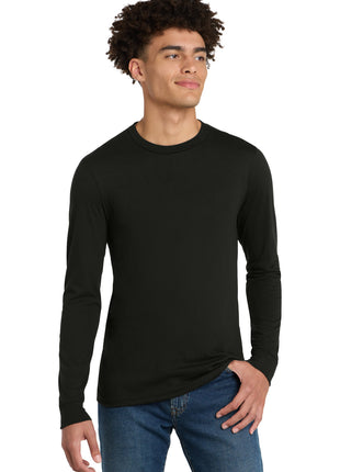 District® Perfect Tri® Long Sleeve Tee . DM132 - Black | District