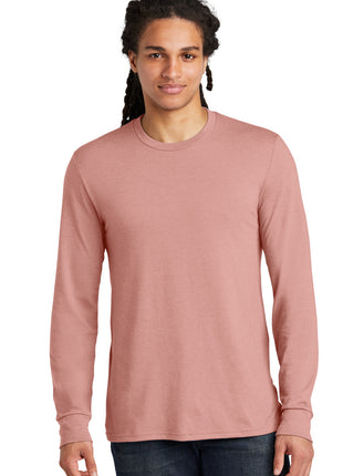 District® Perfect Tri® Long Sleeve Tee . DM132 - Blush Frost | District