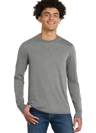 District® Perfect Tri® Long Sleeve Tee . DM132 - Grey Frost | District