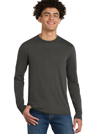 District® Perfect Tri® Long Sleeve Tee . DM132 - Heathered Charcoal | District