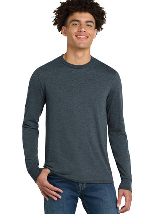 District® Perfect Tri® Long Sleeve Tee . DM132 - Navy Frost | District