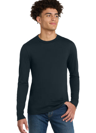 District® Perfect Tri® Long Sleeve Tee . DM132 - New Navy | District
