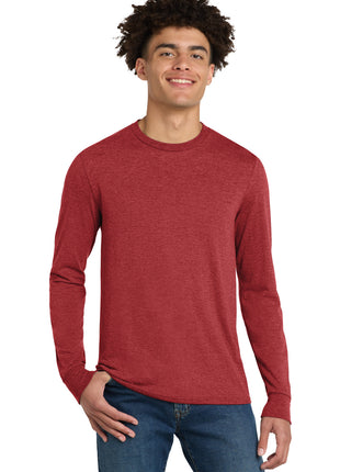 District® Perfect Tri® Long Sleeve Tee . DM132 - Red Frost | District