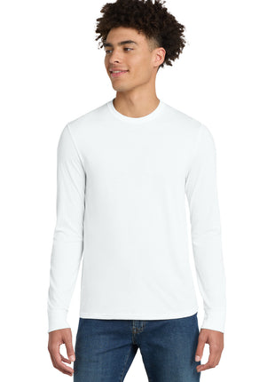 District® Perfect Tri® Long Sleeve Tee . DM132 - White | District