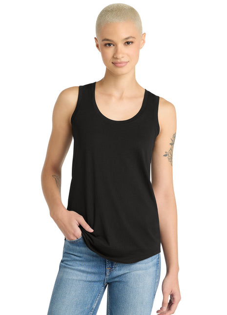 District ® Women's Perfect Tri® Racerback Tank. DM138L - Black | District