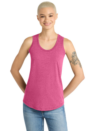 District ® Women's Perfect Tri® Racerback Tank. DM138L - Fuchsia Frost | District