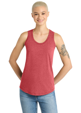 District ® Women's Perfect Tri® Racerback Tank. DM138L - Red Frost | District