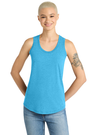 District ® Women's Perfect Tri® Racerback Tank. DM138L - Turquoise Frost | District