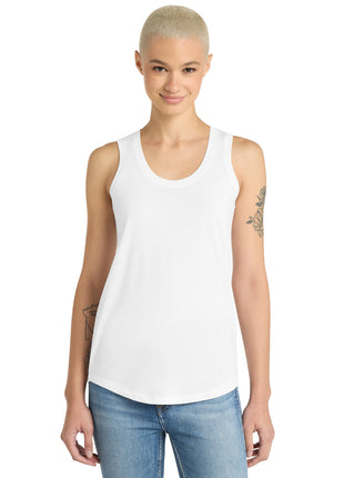 District ® Women's Perfect Tri® Racerback Tank. DM138L - White | District