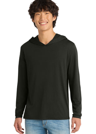 District® Perfect Tri® Long Sleeve Hoodie. DM139 - Black | District