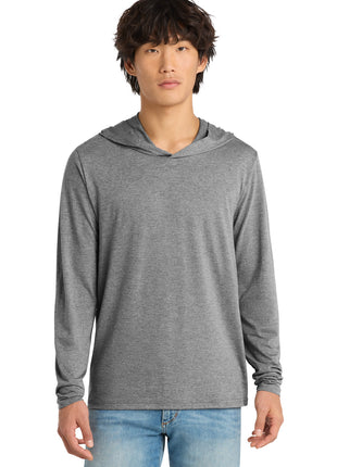 District® Perfect Tri® Long Sleeve Hoodie. DM139 - Grey Frost | District