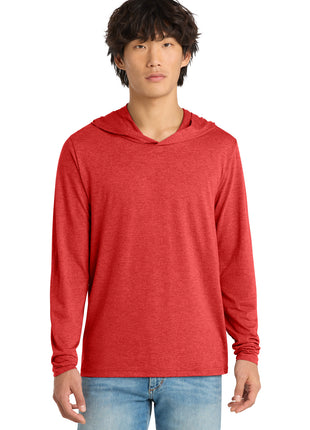 District® Perfect Tri® Long Sleeve Hoodie. DM139 - Red Frost | District