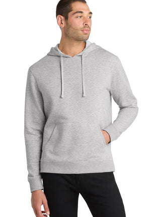 District® Lightweight Fleece Hoodie. DM391 - Heathered Grey | District