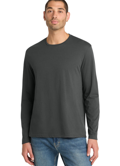 District ® Perfect Weight® Long Sleeve Tee. DT105 - Charcoal | District