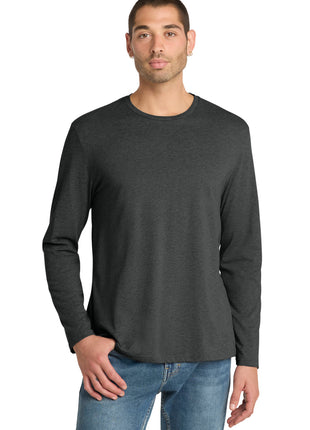 District ® Perfect Weight® Long Sleeve Tee. DT105 - Heathered Charcoal | District