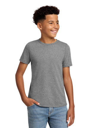 District® Youth Perfect Blend® CVC Tee DT108Y - Grey Frost | District