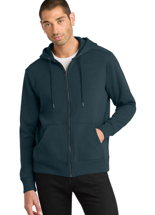 District ® Perfect Weight ® Fleece Full-Zip Hoodie DT1103 - New Navy | District