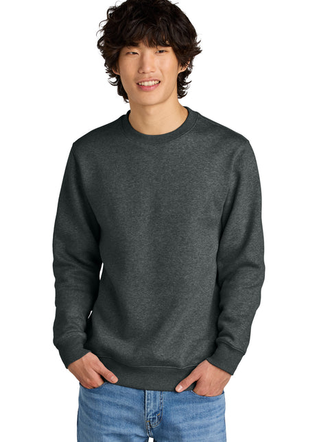 District® Perfect Weight® Fleece Crew DT1106 - Heathered Charcoal | District