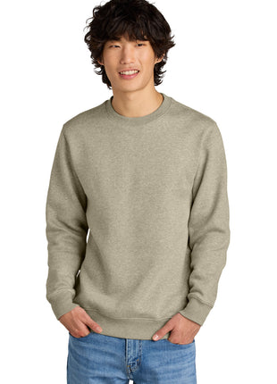 District® Perfect Weight® Fleece Crew DT1106 - Heathered Latte | District