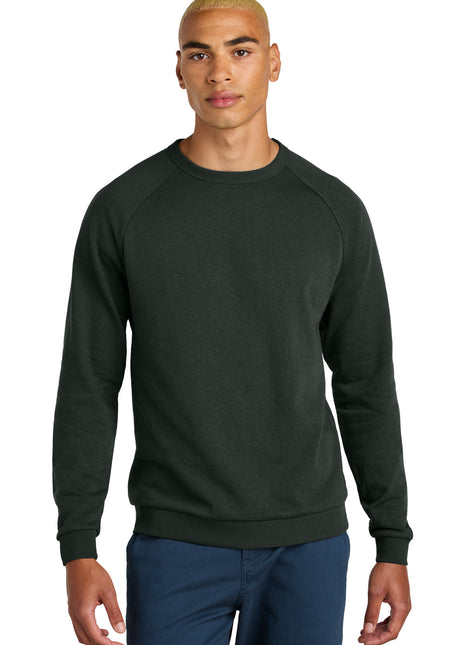 District® Perfect Tri® Fleece Crewneck Sweatshirt DT1304 - Deepest Grey | District