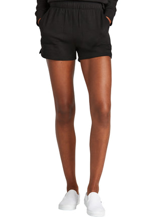 District® Women's Perfect Tri® Fleece Short DT1309 - Black | District
