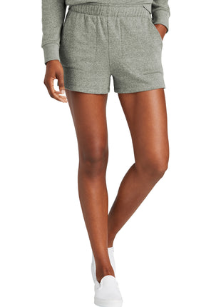District® Women's Perfect Tri® Fleece Short DT1309 - Grey Frost | District