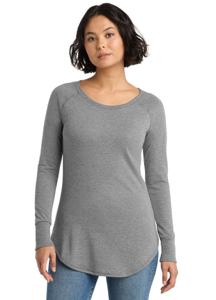 District ® Women's Perfect Tri ® Long Sleeve Tunic Tee. DT132L - Grey Frost | District