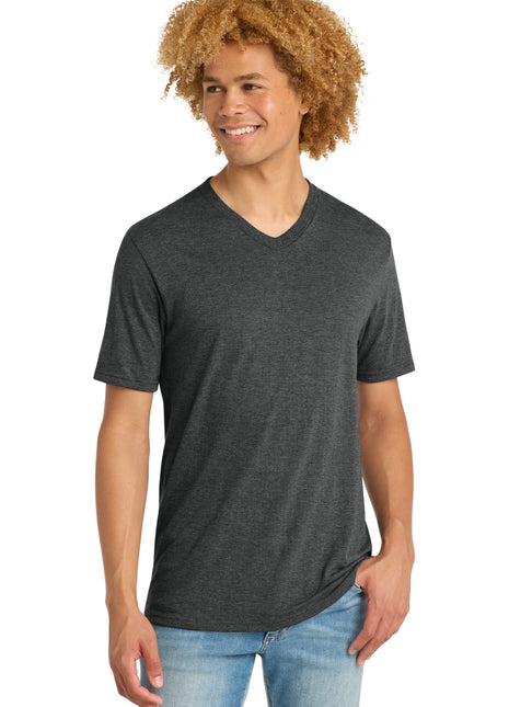 District ®  Perfect Tri® V-Neck Tee. DT1350 - Black Frost | District