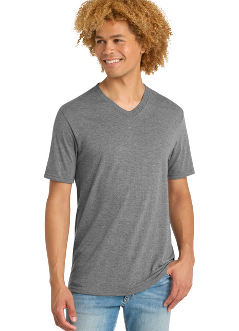 District ®  Perfect Tri® V-Neck Tee. DT1350 - Grey Frost | District