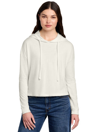 District® Women's Perfect Tri® Midi Long Sleeve Hoodie DT1390L - Natural | District