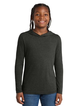 District ® Youth Perfect Tri ® Long Sleeve Hoodie DT139Y - Black Frost | District