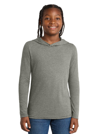 District ® Youth Perfect Tri ® Long Sleeve Hoodie DT139Y - Grey Frost | District
