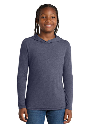 District ® Youth Perfect Tri ® Long Sleeve Hoodie DT139Y - Navy Frost | District