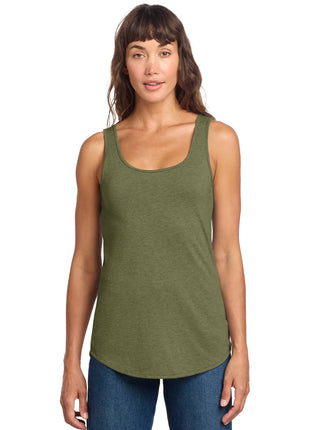 District® Women's Perfect Tri® Relaxed Tank DT151 - Military Green Frost | District