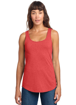 District® Women's Perfect Tri® Relaxed Tank DT151 - Red Frost | District