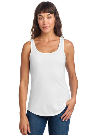 District® Women's Perfect Tri® Relaxed Tank DT151 - White | District