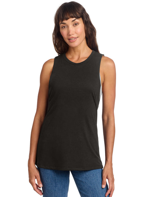 District® Women's Perfect Tri® Muscle Tank DT153 - Black | District