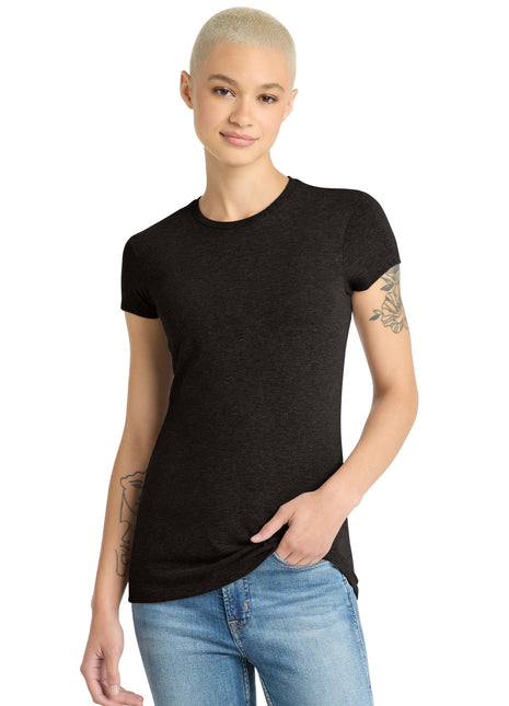 District ® Women's Fitted Perfect Tri ® Tee. DT155 - Black Frost | District