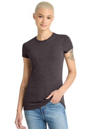 District ® Women's Fitted Perfect Tri ® Tee. DT155 - Heathered Charcoal | District