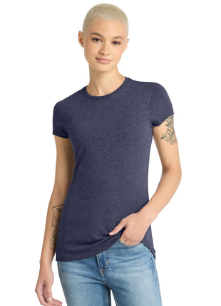 District ® Women's Fitted Perfect Tri ® Tee. DT155 - Navy Frost | District